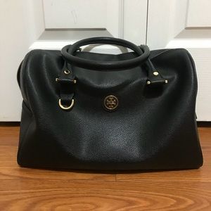TORY BURCH BLACK SATCHEL